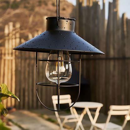 Imaginea Lampă retro solară suspendată pentru grădină